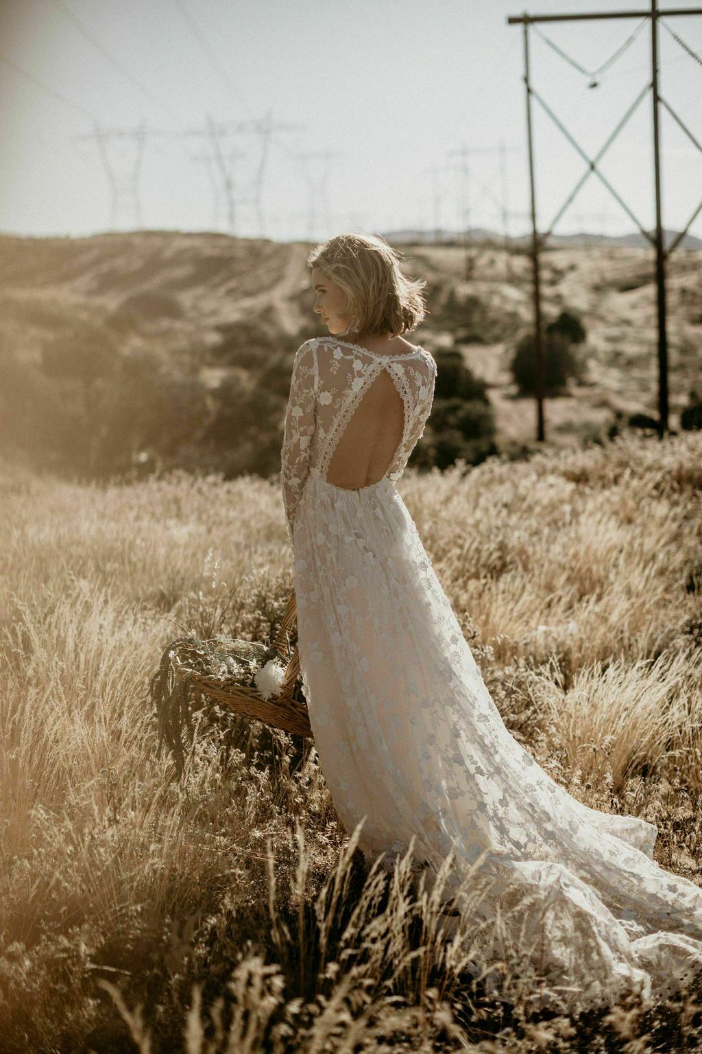 zinnia lace wedding dress Zinnia