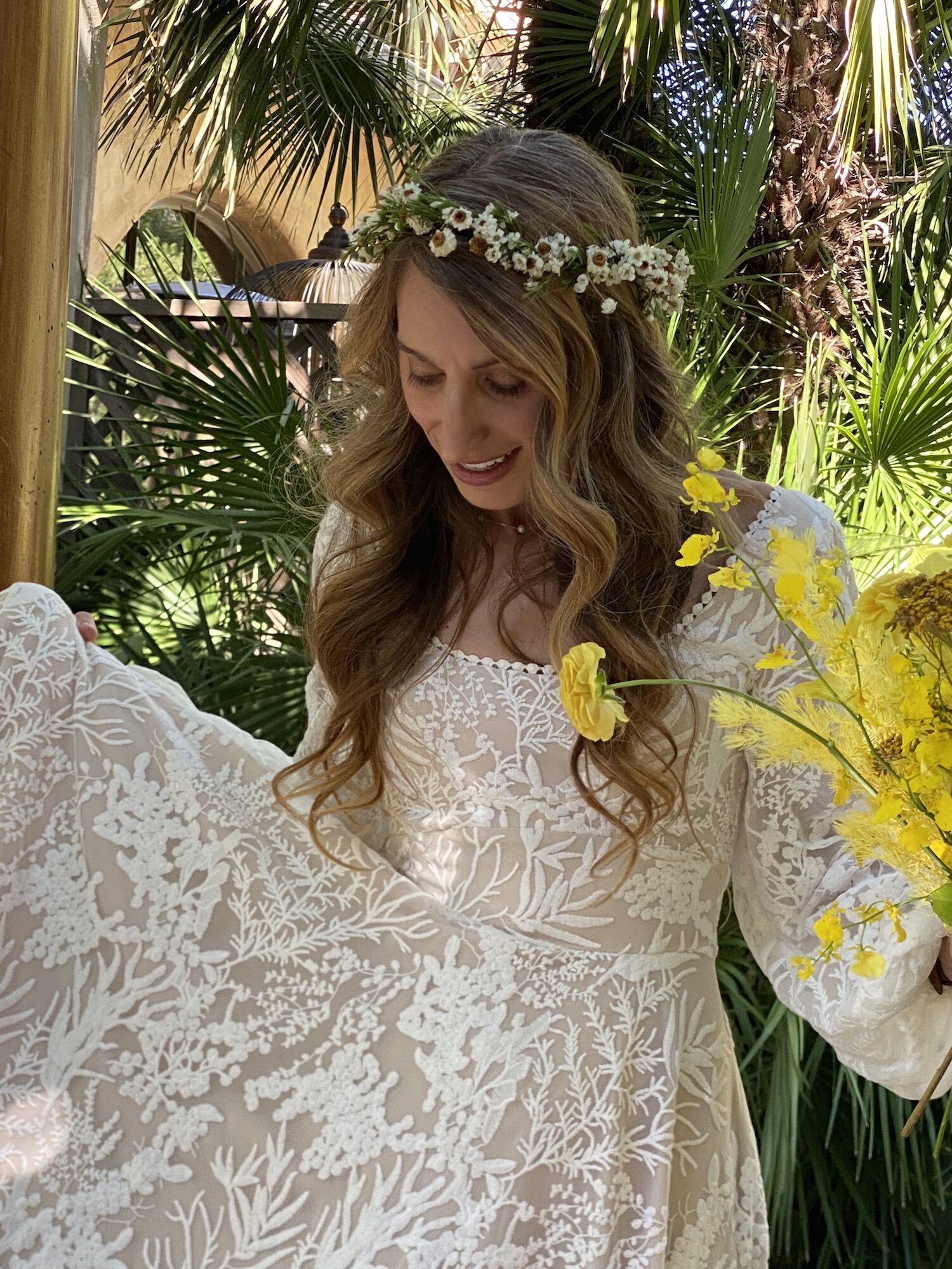 sierra lace dress Sierra Flowy Lace Wedding Dress