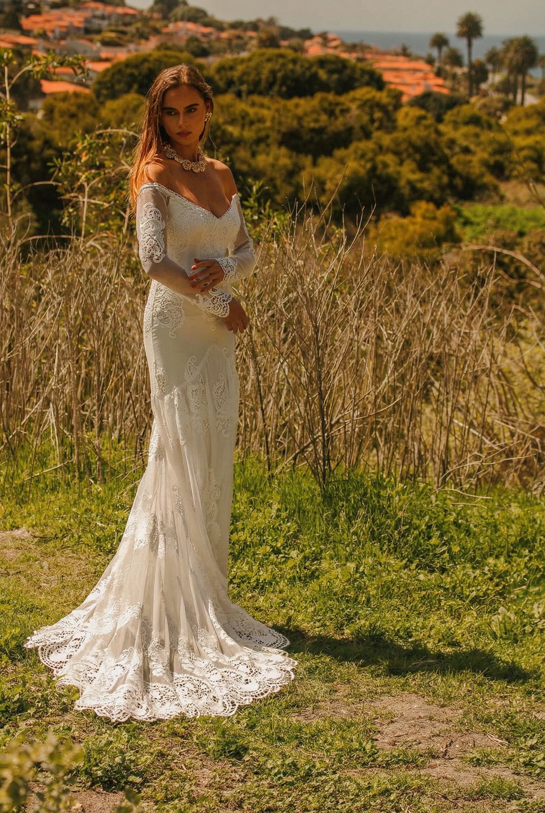Long Sleeve Wedding Dresses | Bell Sleeve & Lace Styles